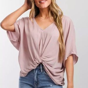 Hyfve Twisted Hem Top NWT
